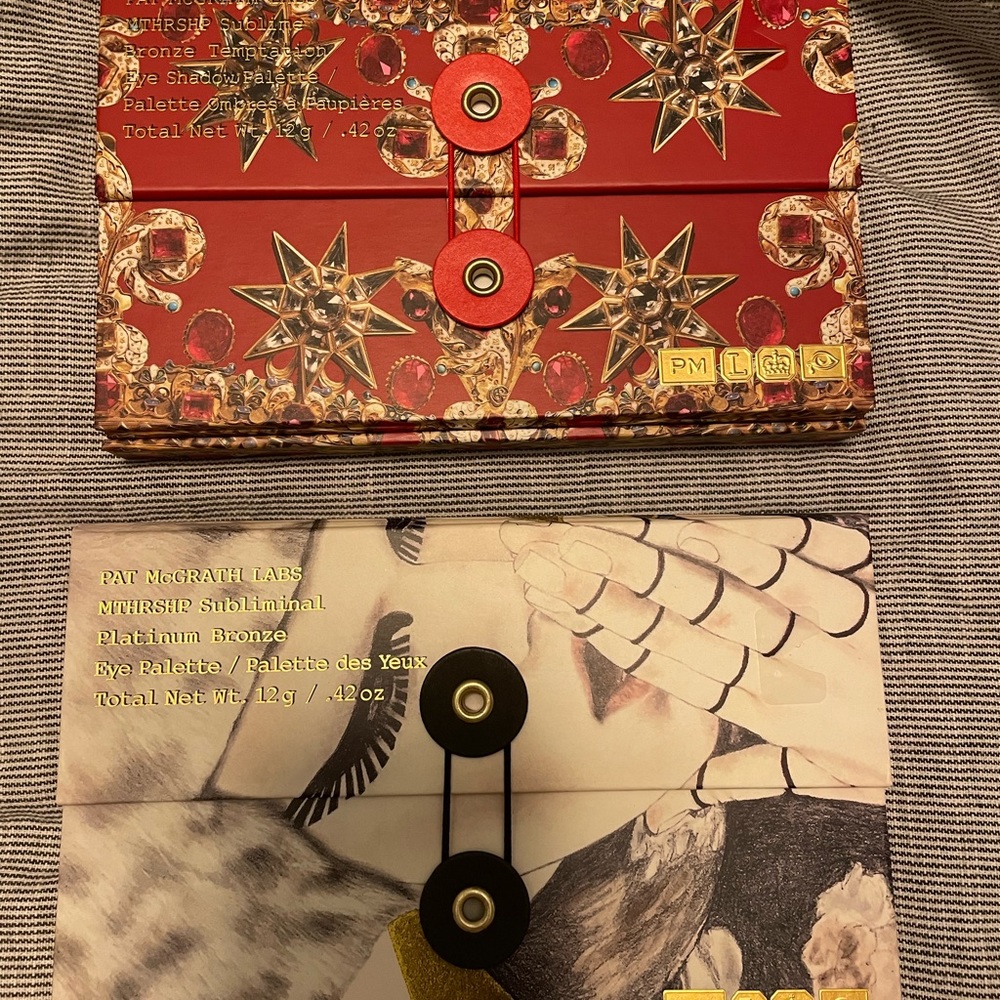 2 Pat McGrath 6 pan eye shadow palettes
